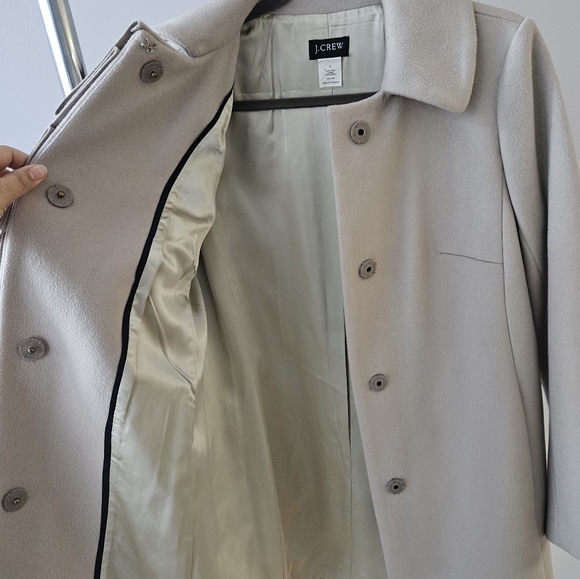 Wool, Gray/Nude coat - Picture 5 of 6